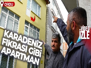 Karadeniz fıkrası gibi apartman