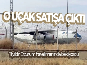 O uçak satışa çıktı