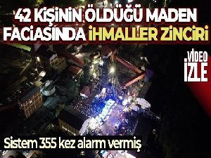 42 madencinin hayatını kaybettiği faciadan saatler önce gaz değerleri 355 kez alarm vermiş