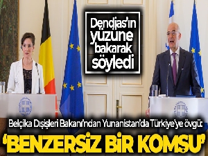 Belçika Dışişleri Bakanı Lahbib: 'Türkiye, bölgede önemli bir aktördür'