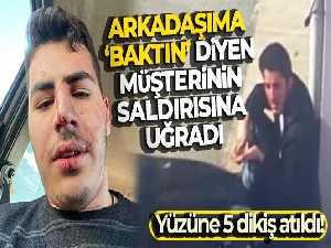 Küçükçekmece'de kafeye gelen müşteri çalışanı darp etti