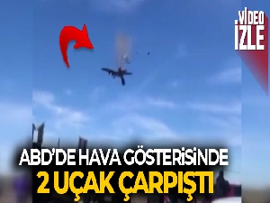 ABD'de hava gösterisinde 2 uçak çarpıştı