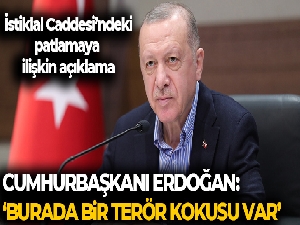 Cumhurbaşkanı Erdoğan: 'İstiklal Caddesi'nde patlama) 6 can kaybı 53 yaralı var'