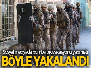 Sosyal medyadan bomba provokasyonu yaptığı iddia edilen şüpheli yakalandı