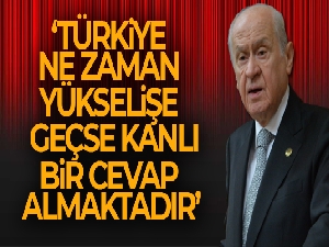 MHP Lideri Bahçeli: 'İstiklal Caddesi saldırısı tıpkı Gezi Parkı gibi Türkiye'yi geriye düşürme girişimidir'