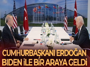 Cumhurbaşkanı Erdoğan, Biden ve Macron ile görüştü