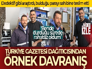 Aydın'da gazete dağıtıcısından 'insanlık ölmemiş' dedirten hareket