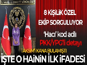 8 kişilik özel ekip tarafından sorgulanan terörist PKK/YPG kamplarından geldiğini tekrarladı