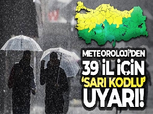 Meteoroloji uyardı! O illerde yaşayanlar dikkat sağanak geliyor