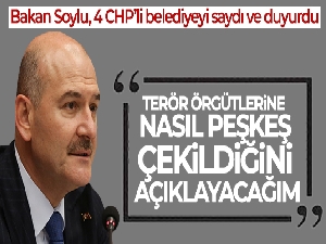 Bakan Soylu: 'Haftaya belediyelerin terör örgütlerine nasıl peşkeş çekildiğini açıklayacağım'