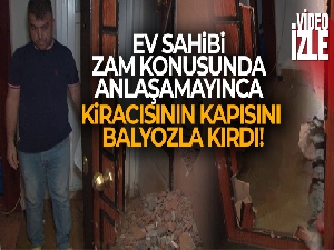 Bağcılar'da kiracısıyla zam konusunda anlaşmazlık yaşayan ev sahibi kapıyı balyozla kırdı