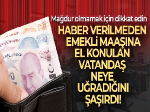 Vatandaşın emekli maaşına haciz koyan bankayı mahkeme haksız buldu