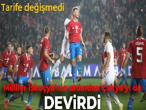 Milliler İskoçya'nın ardından Çekya'yı da devirdi