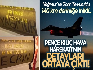 Pençe Kılıç Hava Harekatı'nın detayları ortaya çıktı