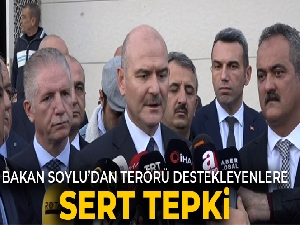 Bakan Soylu'dan terörü destekleyenlere sert tepki