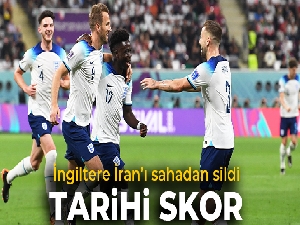 2022 Dünya Kupası: İngiltere: 6 - İran: 2