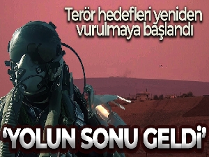 Cumhurbaşkanı Erdoğan'ın konuşmasının ardından terör hedefleri yeniden vurulmaya başlandı