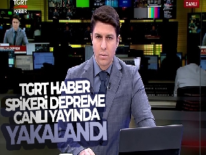 TGRT Haber Spikeri depreme canlı yayında yakalandı
