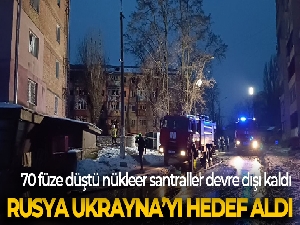Rusya, 70 füzeyle Ukrayna'yı hedef aldı