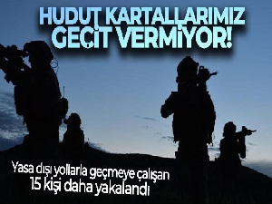 MSB, Yunanistan sınırında 15 kişinin yakalandığını duyurdu