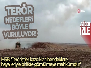 Irak'ın ve Suriye'nin kuzeyindeki terör hedefleri güçlü şekilde vuruluyor