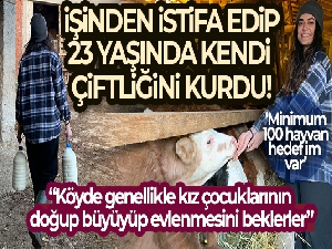 İşinden istifa edip 23 yaşında kendi çiftliğini kurdu
