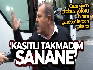 Ceza yiyen otobüsteki görevliden gazetecilere pişkin cevap: 'Kasıtlı takmadım, sanane'