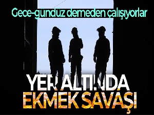 Gümüşhane'de 3 kardeş yer altında ekmek kavgası veriyor