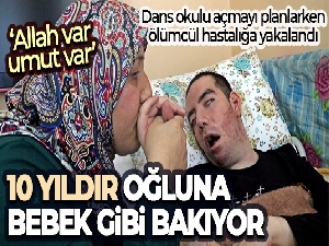 10 yıldır gözlerini bir kez bile kırpamayan Halil, adeta kan ağlıyor