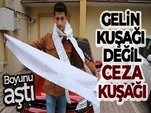 Gelin kuşağı değil ceza kuşağı
