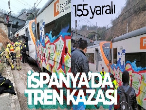 İspanya'da tren kazası: 155 yaralı
