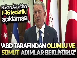 Milli Savunma Bakanı Akar'dan F-16 tedariki açıklaması