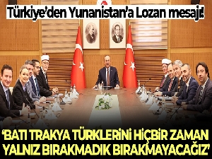 Çavuşoğlu: 'Batı Trakya Türklerini hiçbir zaman yalnız bırakmadık, bırakmayacağız'