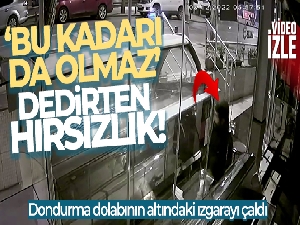 Küçükçekmece'de ilginç hırsızlık kamerada
