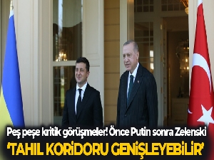 Cumhurbaşkanı Erdoğan, Ukrayna Cumhurbaşkanı Zelenski ile telefonla görüştü