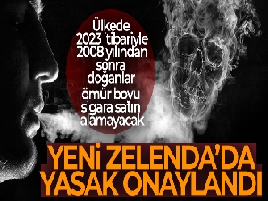 Yeni Zelanda'da sigara yasağı onaylandı