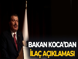 Bakan Koca'dan ilaç açıklaması: 'Önümüzdeki bir iki gün içinde çözümün ilk adımlarını göreceğiz'