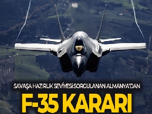 Almanya, ABD'den F-35 savaş uçağı alacak