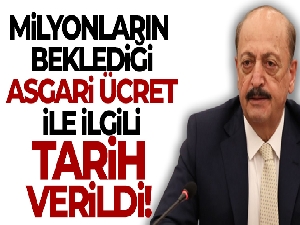 Bakan Bilgin'den asgari ücret açıklaması