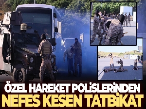 Özel Harekat polislerinden uçak, gemi ve metroda nefes kesen tatbikat