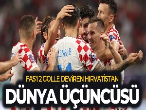Fas'ı deviren Hırvatistan dünya üçüncüsü