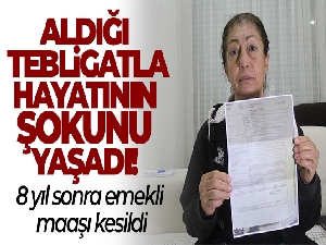 Emekli maaşı 8 yıl sonra kesildi, ne yapacağını şaşırdı