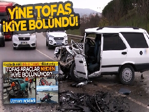 Sancaktepe'de Tofaş demir yığınına döndü!
