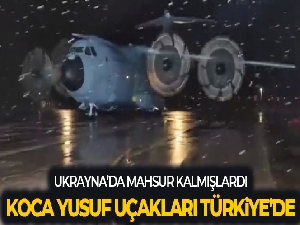 MSB: 'Ukrayna'dan gelen A400M uçaklarımız Kayseri'ye emniyetle inmiştir'