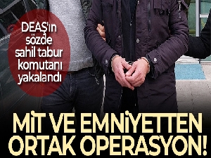 Sözde sahil taburu komutanı ve 7 DEAŞ'lı yakalandı