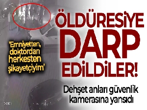 Kendi galerilerinin önünde ölesiye darp edildiler