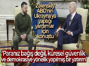 Zelenskiy: 'Paranız bağış değil, küresel güvenlik ve demokrasiye yönelik yapılmış bir yatırım'