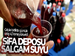 Şifa deposu şalgam suyu: Griple birlikte günlük satış 4,5 tona yükseldi