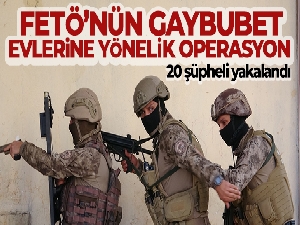 İstanbul'da FETÖ'nün gaybubet evlerine yönelik operasyon: 20 şüpheli yakalandı
