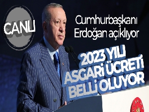 Cumhurbaşkanı Erdoğan açıkladı! İşte 2023 yılı asgari ücreti